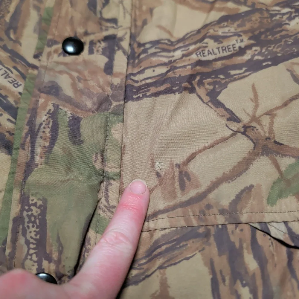 Vintage Walls Water-Pruf Realtree Camo Hunting Jacket Thinsulate Mens Large USA - Picture 6 of 10